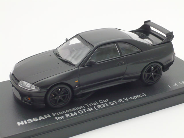 カーネル　1/43 ニッサン プリセッション トライアル カー R34 GT-R (R33 GT-R V-Spec) 先行試作車