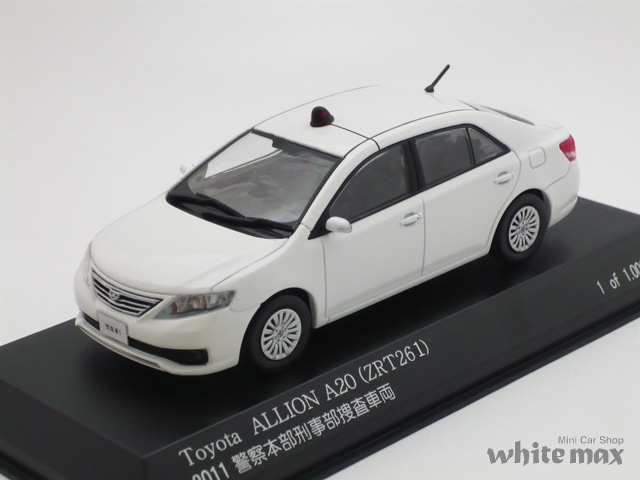 レイズ　1/43 トヨタ アリオン (ZRT261) 2011 警察本部刑事部捜査車両