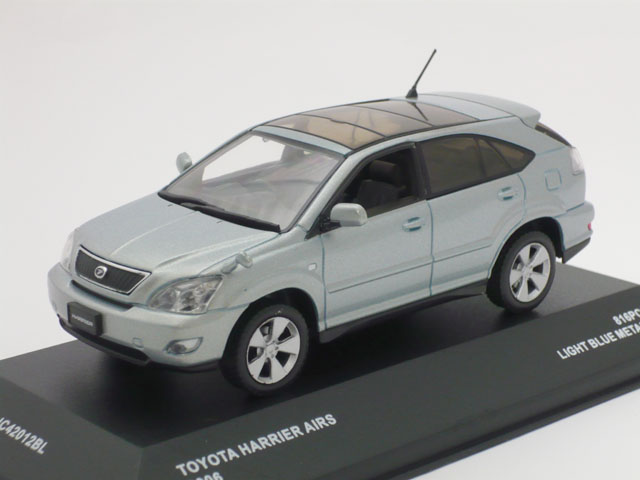 《特価品》 J-コレクション　1/43 トヨタ ハリアー AIRS 2006 (ライトブルーメタリック)