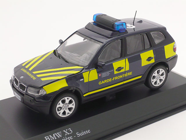 京商　1/43 BMW X3 Garde-frontiere-Suisse (フランスバージョン)