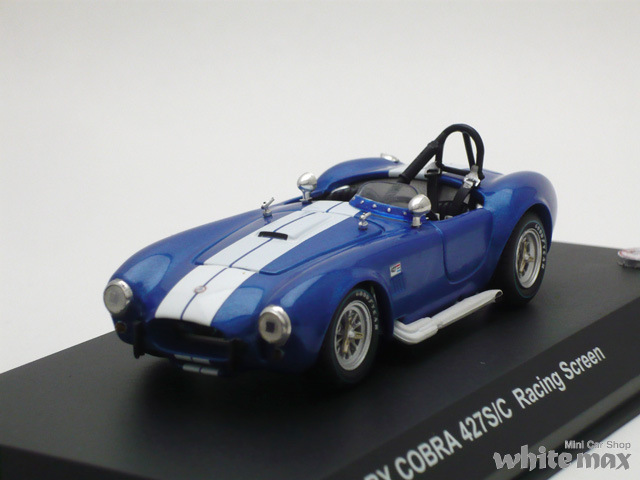 京商　1/43 シェルビー コブラ 427S/C レーシングスクリーン（ブルー）