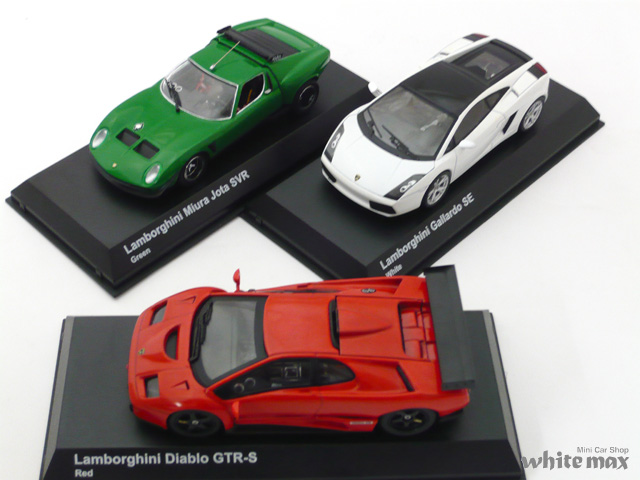 京商ランボルギーニ 限定ミニカー3台セット 中古】ミニカー 1/43 京商50周年記念 3台セット(ランボルギーニ