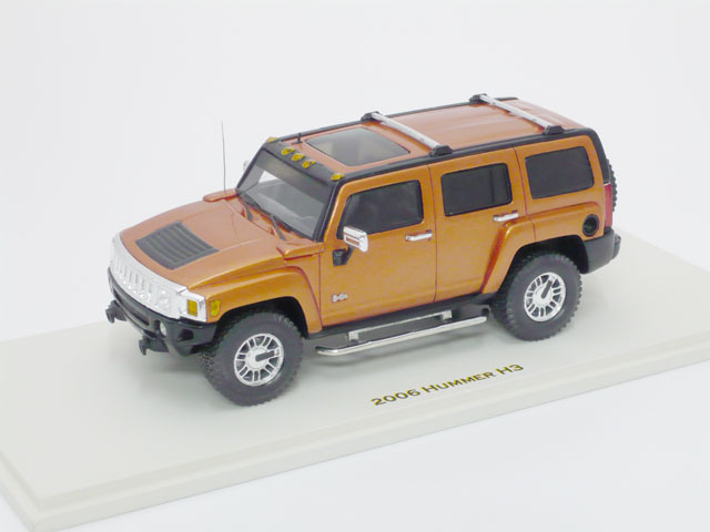LUXURY　1/43 ハマー H3 2006 (オレンジメタリック)