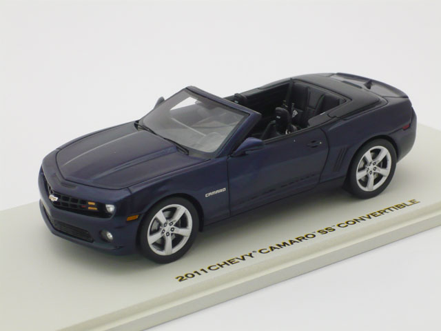 LUXURY 1/43 シボレー カマロ SS コンバーチブル 2011 (ブルー
