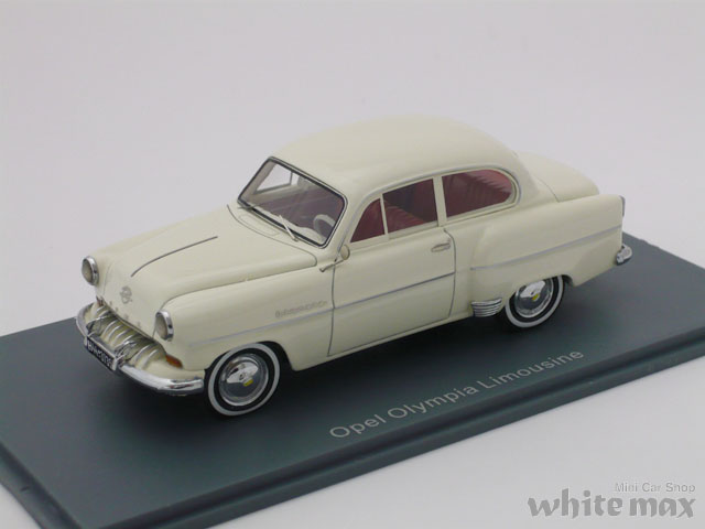 NEO　1/43 オペル オリンピア Limousine 1954 (ホワイト)