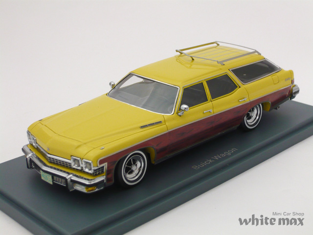 NEO　1/43 ビュイック ルセーバー ワゴン 1974 (イエロー/ウッド）