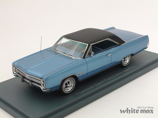 NEO　1/43 プリムス スポーツ フューリー 2ドア ハードトップ 1968 (ブルー/ブラック）