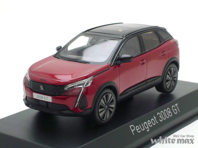ノレブ 1/43 プジョー 3008 GT Black Pack 2020 (アルティメイトレッド）