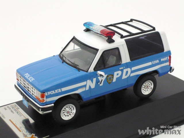 プレミアムX　1/43 フォード ブロンコ II ニューヨーク市警 ポリスカー 1990