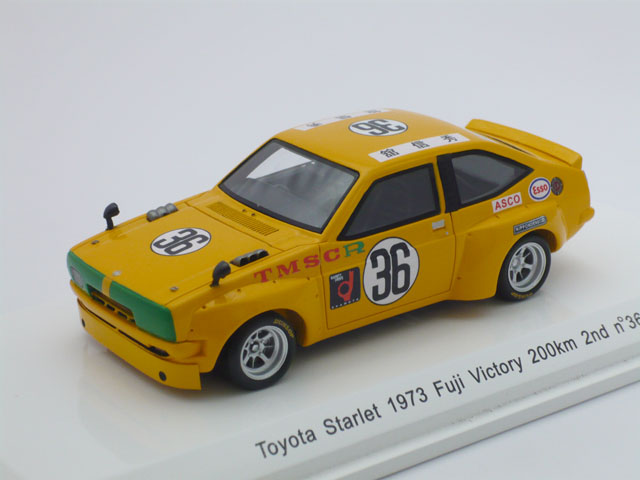 レーヴコレクション　1/43 トヨタ スターレット 1973 富士ヴィクトリー 200km 2nd No.36