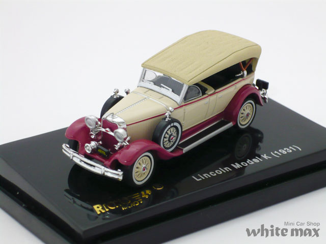 リッコ　1/87 リンカーン モデルK 1931 (アイボリー/ワイン）