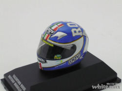 ミニチャンプス　1/8 AGV ヘルメット V.Rossi モトGP ムジェロ 2003