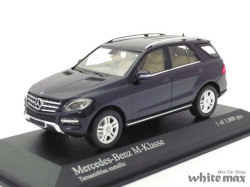 ミニチャンプス　1/43 メルセデス ベンツ M-クラス 2011 (ブルーメタリック)