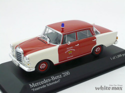ミニチャンプス　1/43 メルセデス ベンツ 200 ジョルンドルフ消防隊 1965