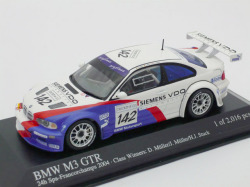 ミニチャンプス　1/43 BMW M3 GTR 24h スパ 2004 No.142