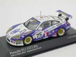 ミニチャンプス　1/43 ポルシェ 911 GT3 RS 24h ルマン 2004 No.75