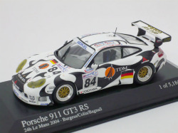 ミニチャンプス　1/43 ポルシェ 911 GT3 RS 24h ルマン 2004 No.84
