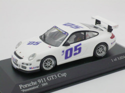 ミニチャンプス　1/43 ポルシェ 911 GT3 カップ "プレゼンテーション" 2005