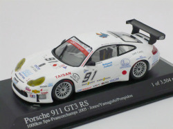 ミニチャンプス　1/43 ポルシェ 911 GT3 RS 1000km スパ 2005 No.91