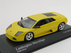 ミニチャンプス　1/43 ランボルギーニ ムルシエラゴ 2004 (イエローメタリック)