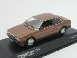 ミニチャンプス　1/43 マセラティ ビトゥルボ 1982 (カッパーメタリック)