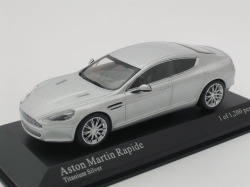 ミニチャンプス　1/43 アストン マーチン ラピード 2010 (シルバー)