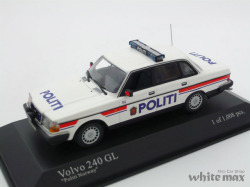 ミニチャンプス　1/43 ボルボ 240GL ノルウェー警察 1986
