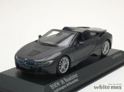 ミニチャンプス　1/43 BMW i8 ロードスター 2018 (グレーメタリック）