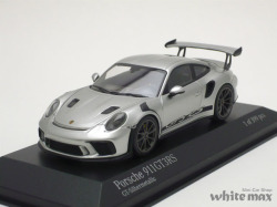 ミニチャンプス　1/43 ポルシェ 911 GT3RS 2018 (シルバー)
