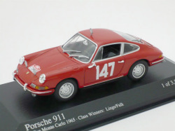 ミニチャンプス　1/43 ポルシェ 911 モンテカルロラリー クラス優勝 1965 No.147