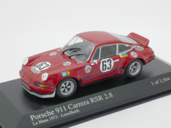 ミニチャンプス　1/43 ポルシェ 911 RSR 2.8 24h ルマン 1973 No.63