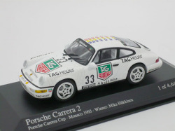 ミニチャンプス　1/43 ポルシェ 911 カレラ2 カレラ カップ 1993 モナコ優勝 No33