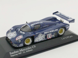ミニチャンプス　1/43 ザウバー メルセデス C9 スーパーカップ 1987 No.61