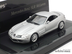 ミニチャンプス　1/43 メルセデス ベンツ SLR マクラーレン 2004 (マットシルバー)