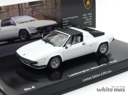 ミニチャンプス　1/43 ランボルギーニ シルエット 1976 (ホワイト)