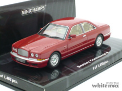 ミニチャンプス　1/43 ベントレー コンチネンタル R 1996 (レッドメタリック）