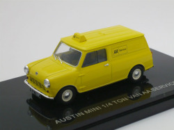 エブロ　1/43 オースチン ミニ バン AA (イエロー)