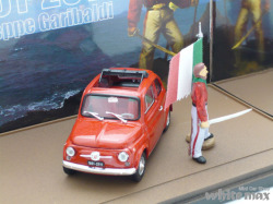 ブルム 1/43 フィアット 500 レッド イタリア王国150周年記念モデル