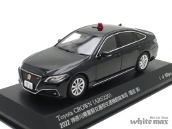 レイズ　1/43 トヨタ クラウン (ARS220) 2022 神奈川県警察交通部交通機動隊車両（覆面 黒）