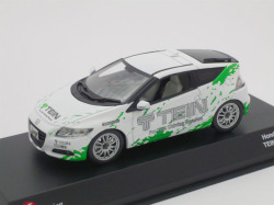 J-コレクション 1/43 ホンダ CR-Z TEIN (ホワイト/グリーン） ミニカー