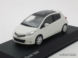 京商　1/43 トヨタ ヤリス LH (ホワイト)