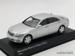 京商　1/43 メルセデス ベンツ S600L V221 (シルバー)