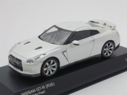 京商　1/43 ニッサン スカイライン GT-R R35 2008 (ホワイトパール)