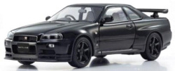 京商　1/43 ニッサン スカイライン GT-R R34 Vスペック II (ブラックパール）