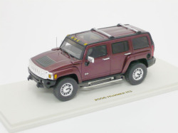LUXURY　1/43 ハマー H3 2006 (レッドメタリック)