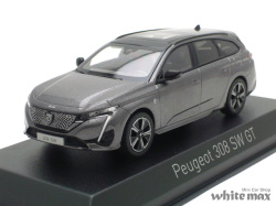 ノレブ 1/43 プジョー 308 SW GT 2021 (プラチナグレー）