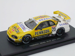 エブロ　1/43 ペンゾイル ゼクセル GT-R JGTC 2001 No.23 (イエロー/ホワイト)