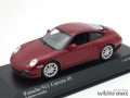 ミニチャンプス　1/43 ポルシェ 911 カレラ 4S (997II) 2008 (レッドメタリック)