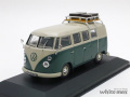 コーギー　1/43 フォルクスワーゲン タイプ2 1500 SP Devon Caravette (ホワイト/グリーン）