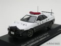 レイズ　1/43 ニッサン スカイライン GT-R V-Spec II (BNR34) 2002 埼玉県警察高速道路交通警察隊車両 (854)